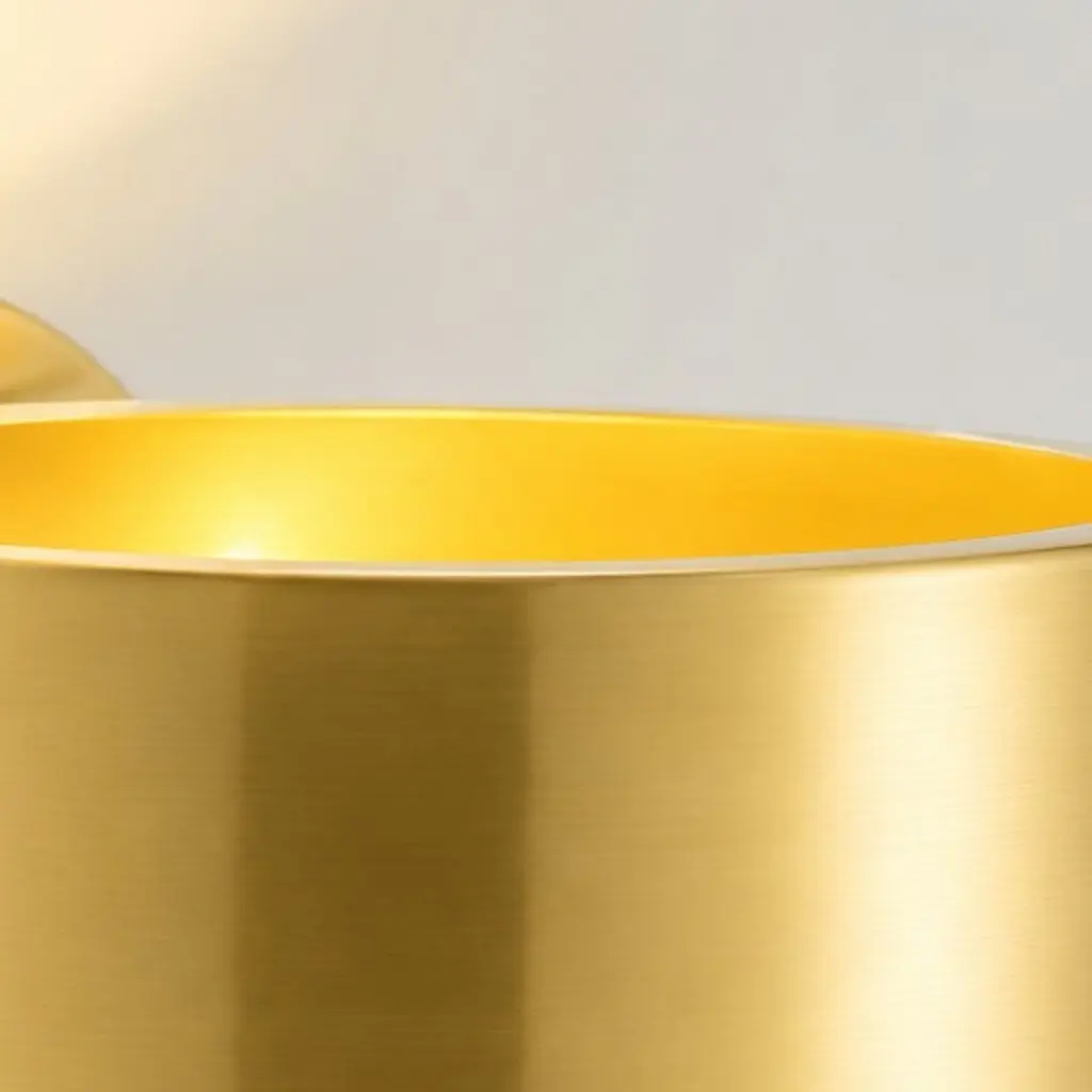 Close-up of the cylindrical edge